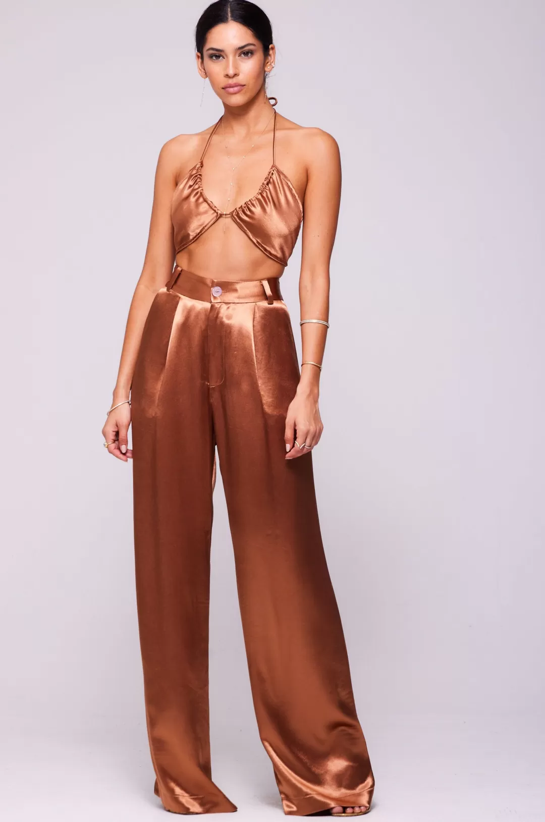 Resa Bowie Top In Copper Discount