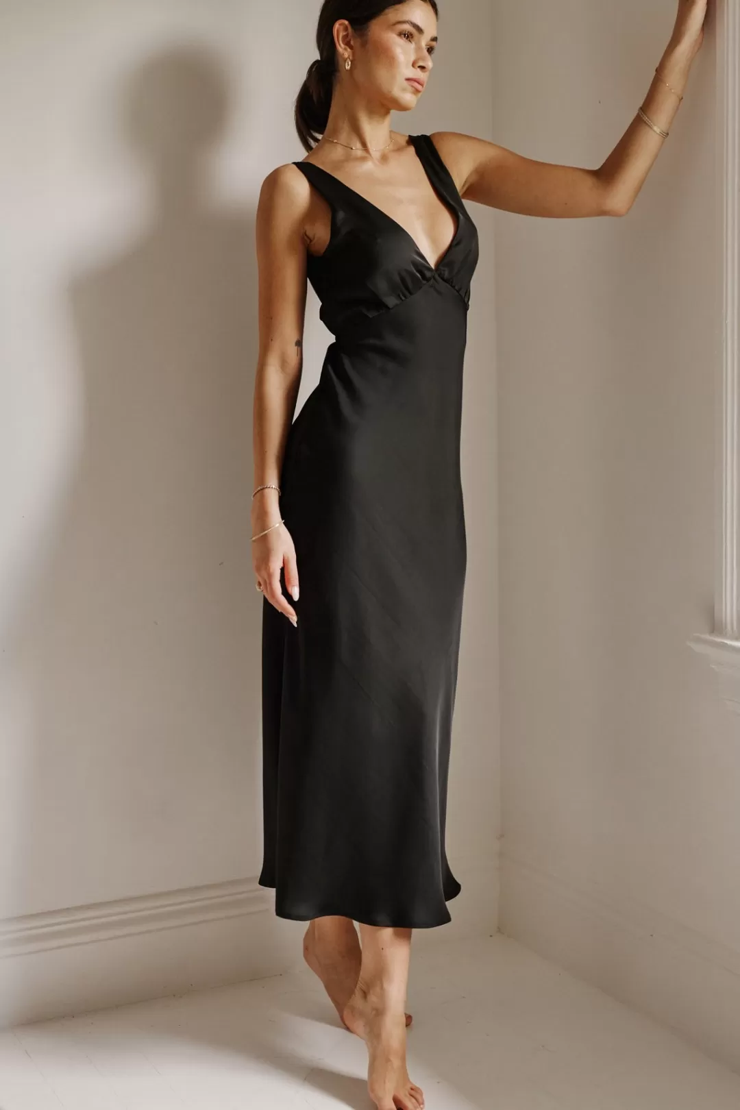 Resa Charlie Dress In Black Flash Sale