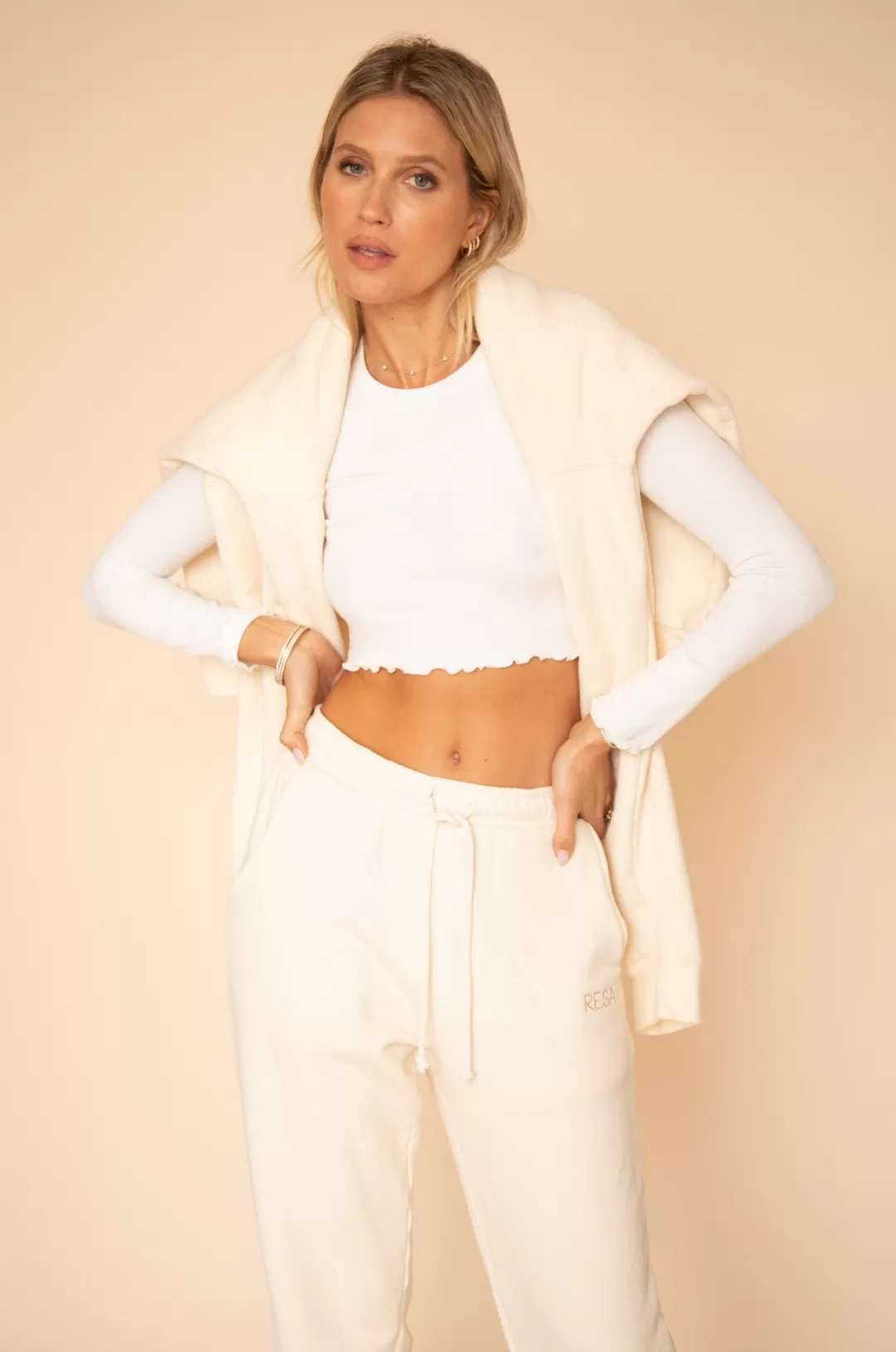 Resa Eddy Top In Ivory Best Sale