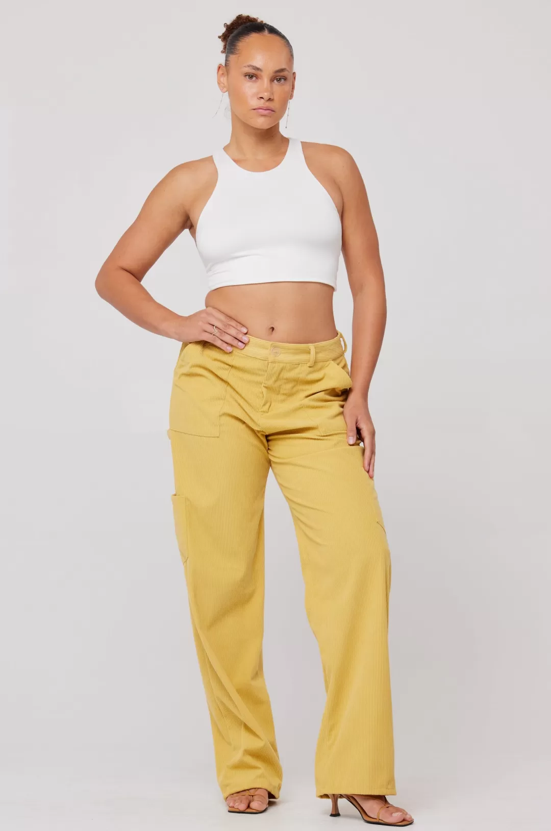 Resa Elsa Cargo Pant In Mustard Sale