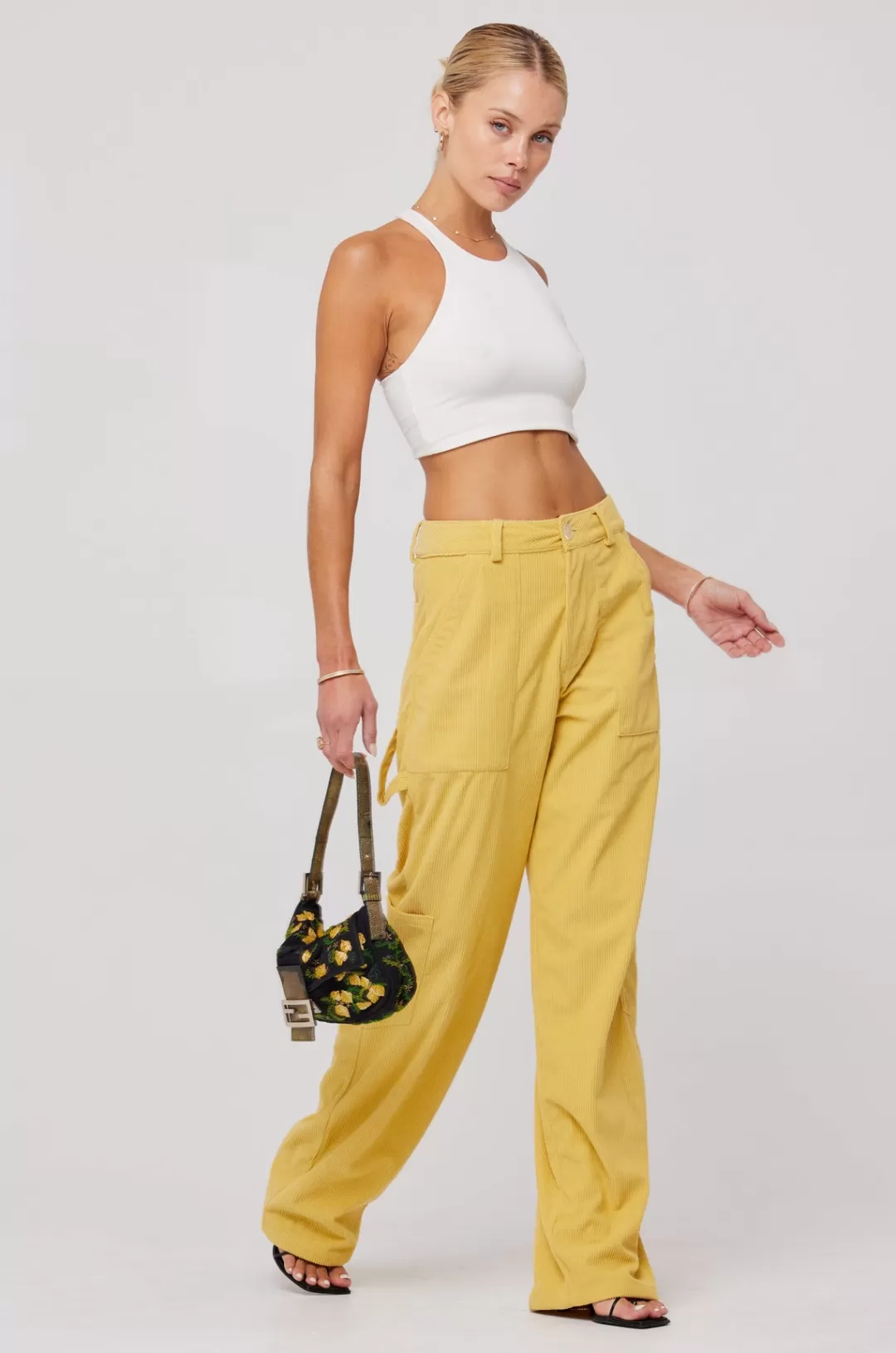 Resa Elsa Cargo Pant In Mustard Sale