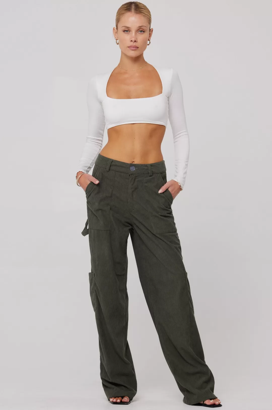 Resa Elsa Cargo Pant In Pine Online