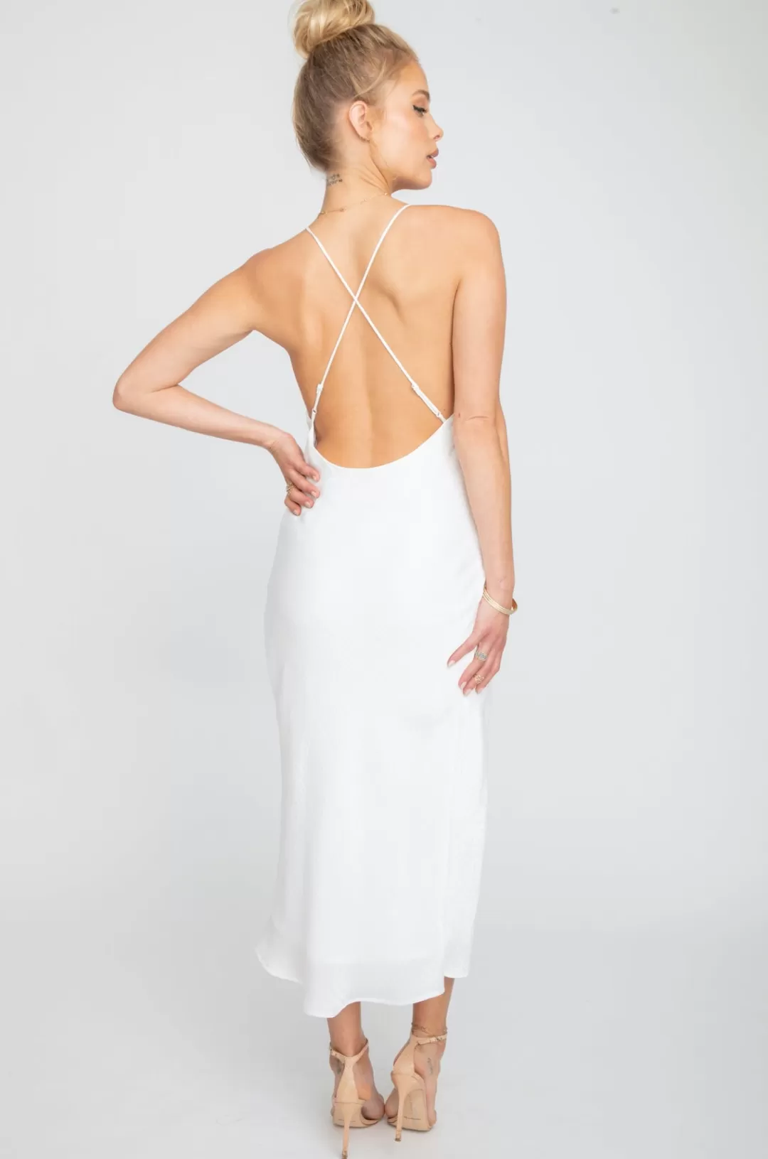 Resa Harper Midi In Ivory Flash Sale