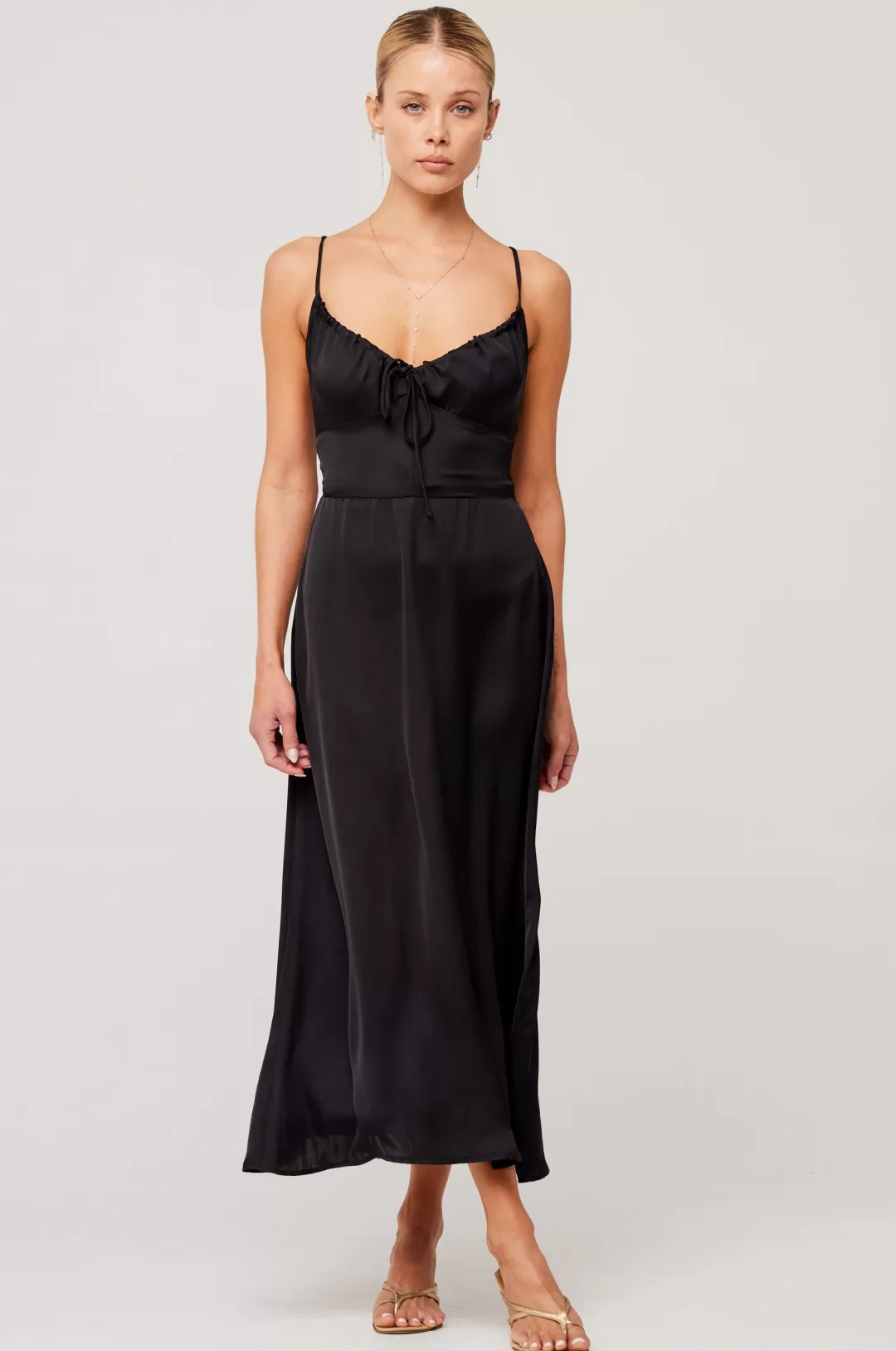 Resa Kaitlyn Midi In Black Clearance