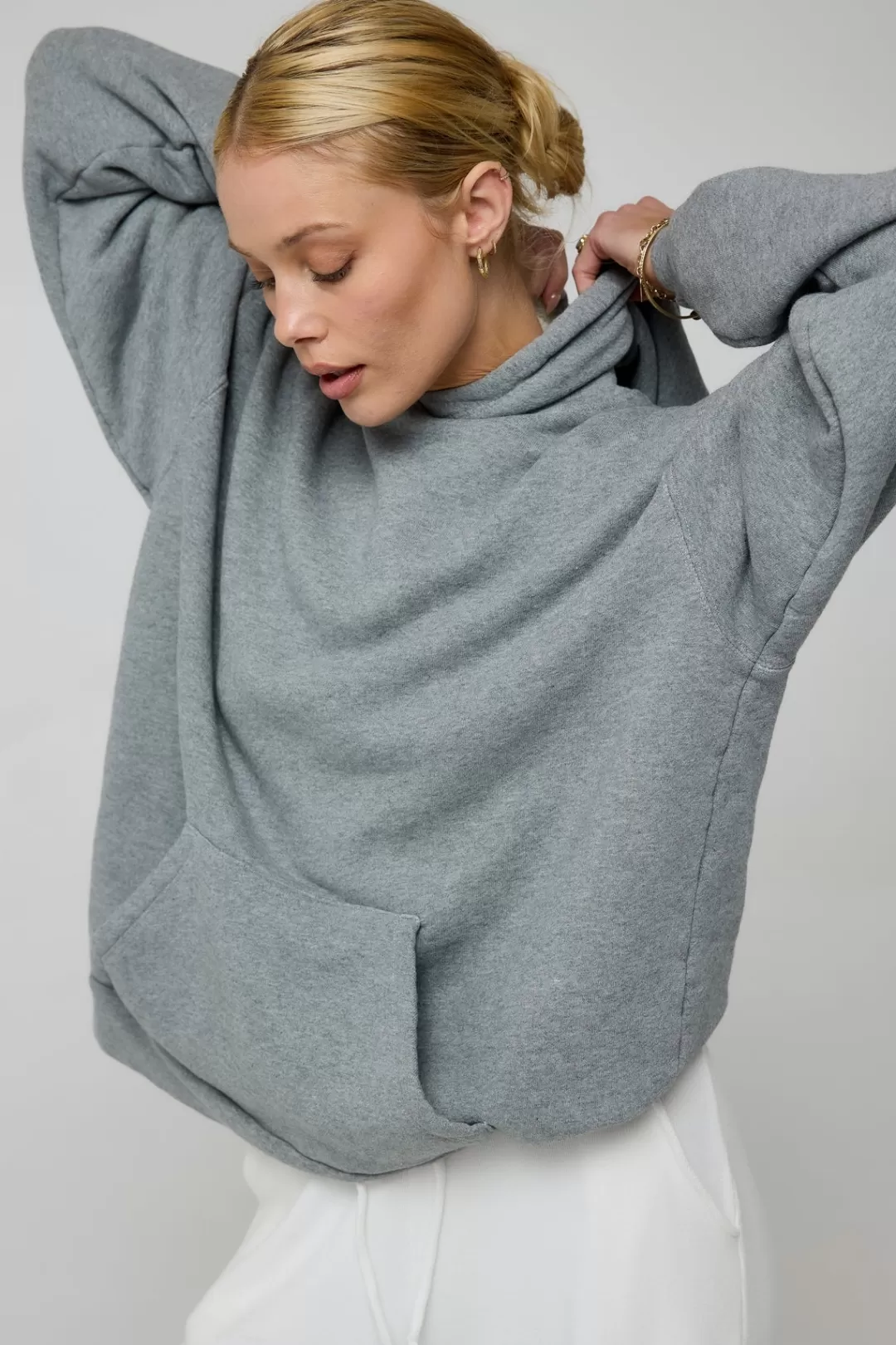 Resa Leo Hoodie In Grey Online