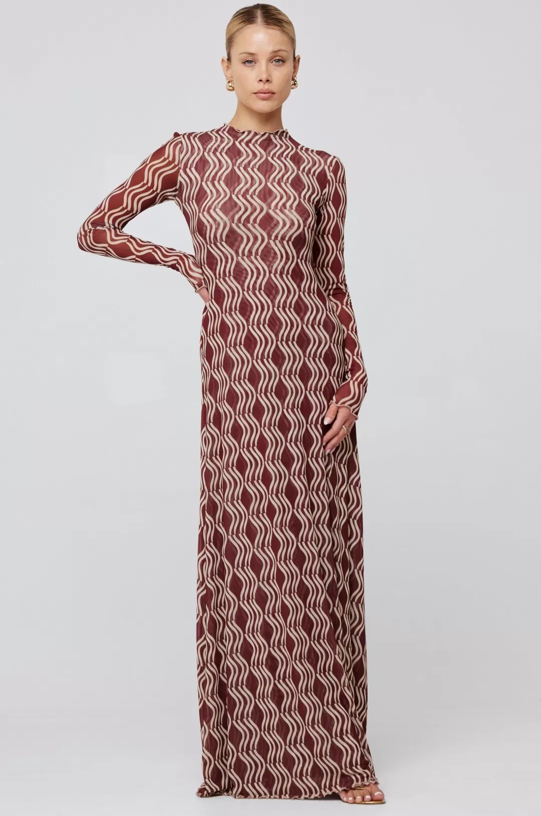 Resa Lyon Dress In Coco Clearance