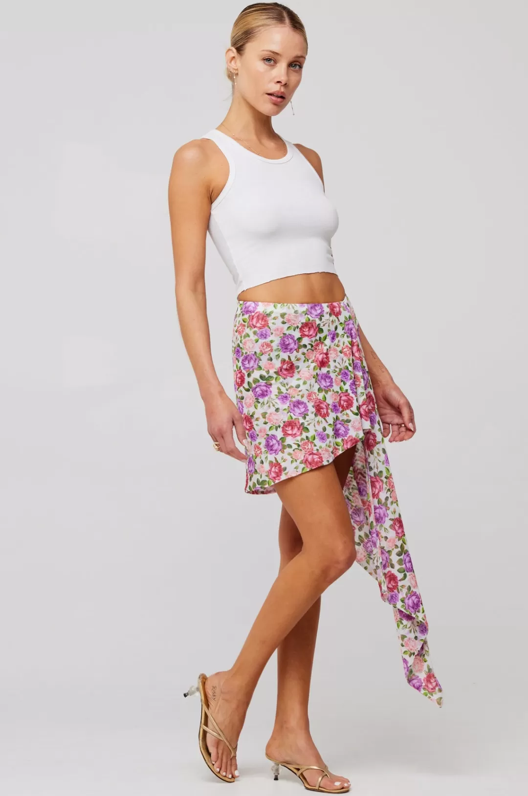 Resa Mila Skirt In Vintage Floral Flash Sale