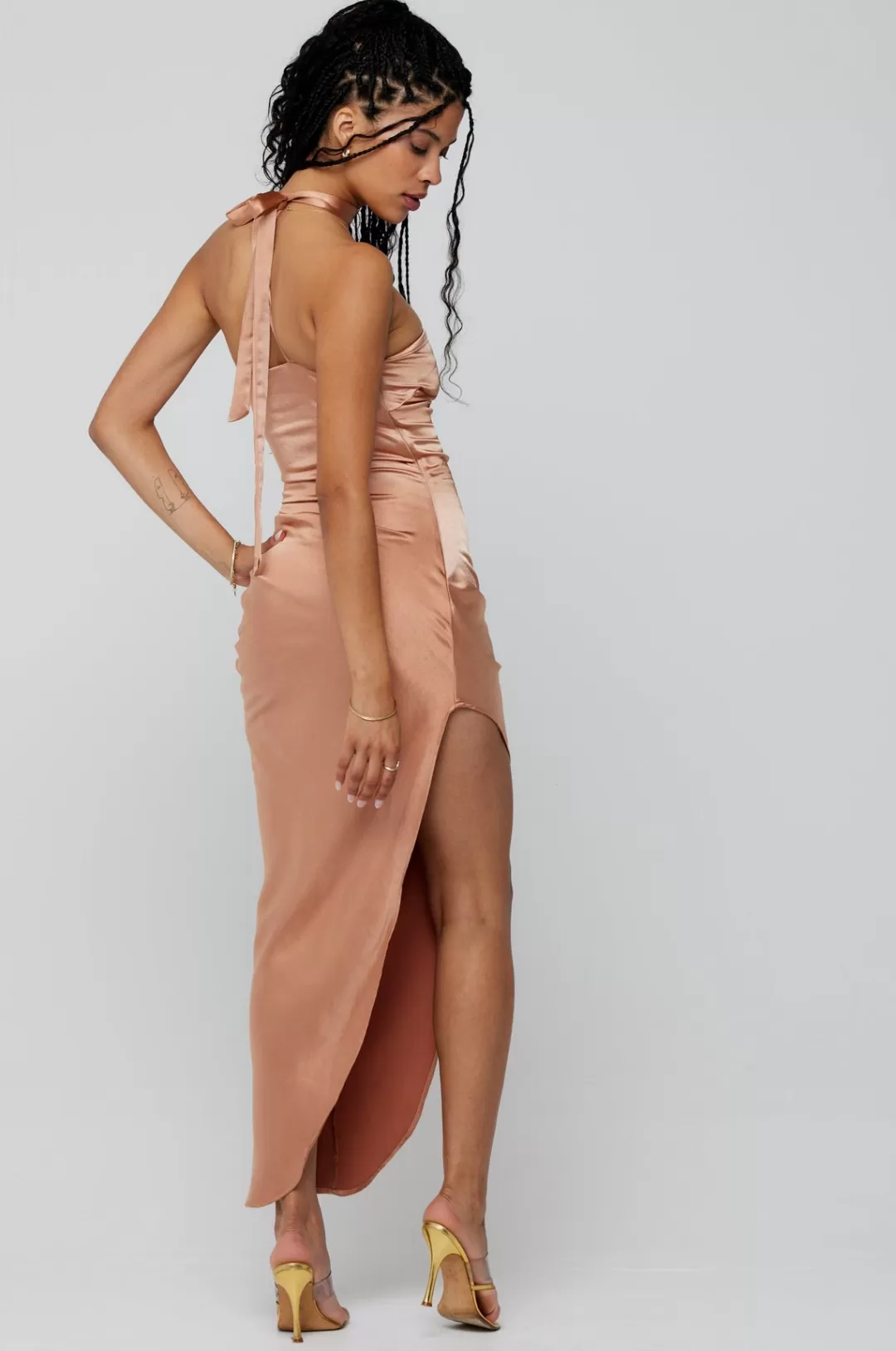 Resa Nicole Midi In Copper Fashion