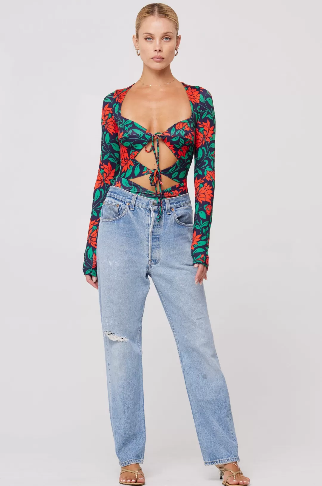 Resa Presley Bodysuit In Mistletoe Online