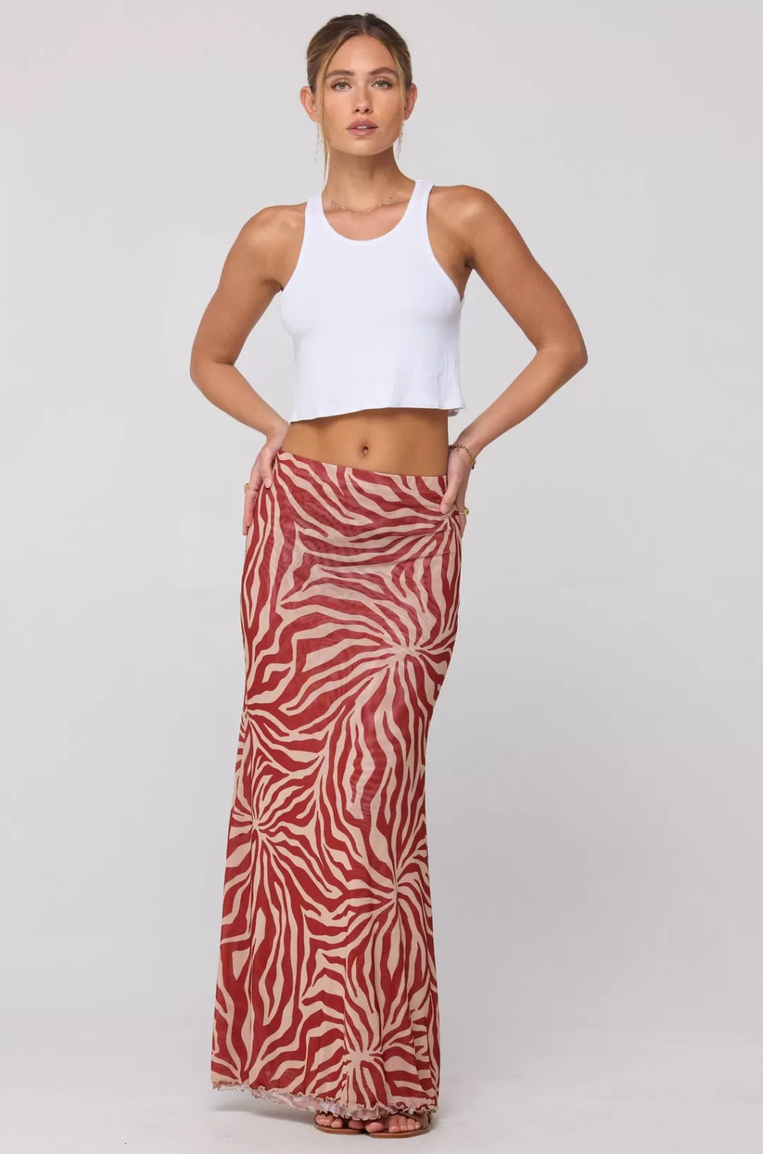 Resa Sarah Skirt In Auburn Hot