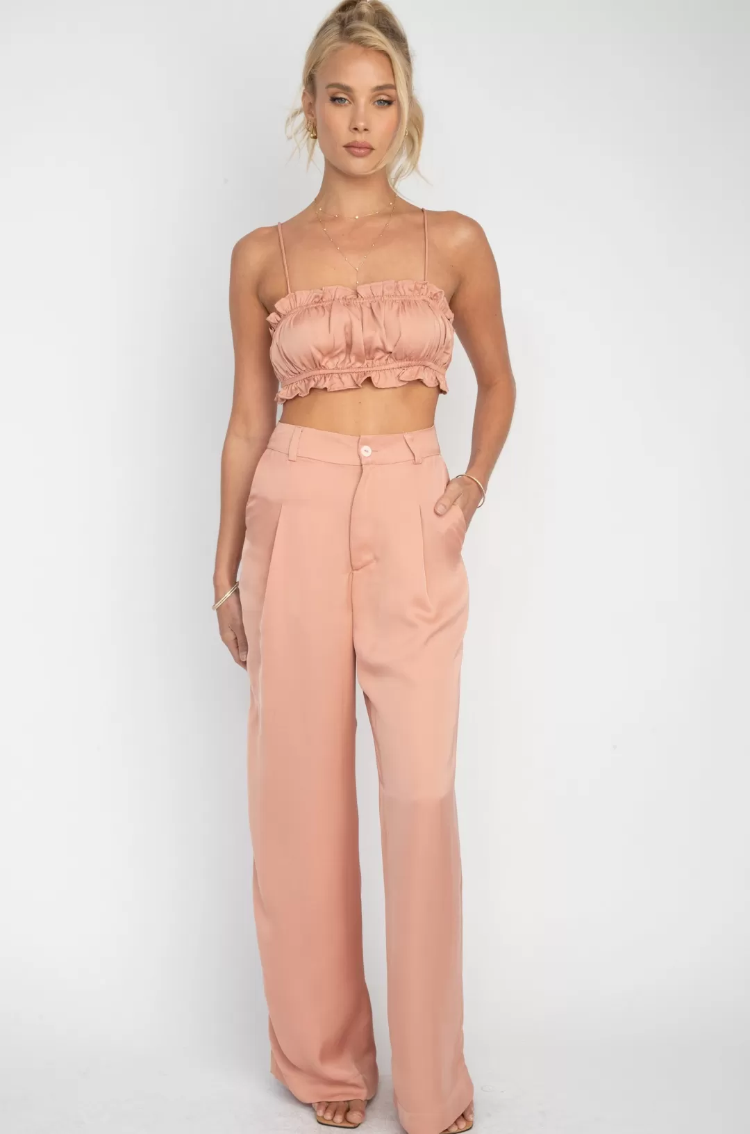 Resa Sasha Trouser In Blush Cheap