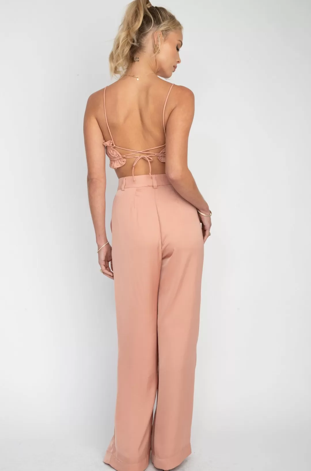 Resa Sasha Trouser In Blush Cheap