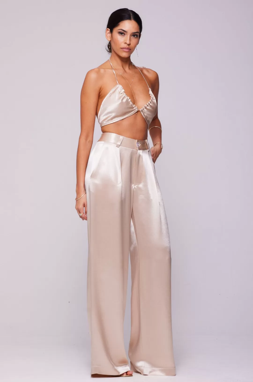 Resa Sasha Trouser In Champagne Shop