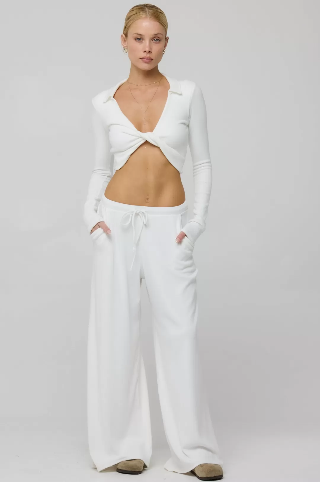 Resa Skylar Rib In White Online