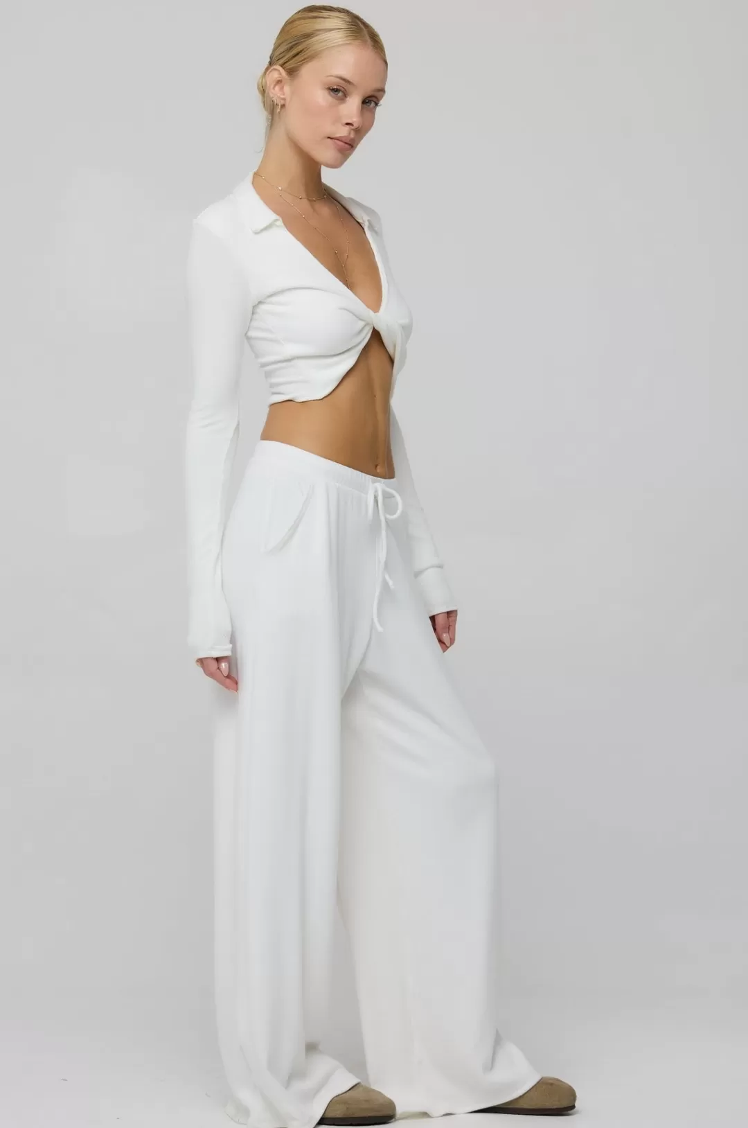 Resa Skylar Rib In White Online