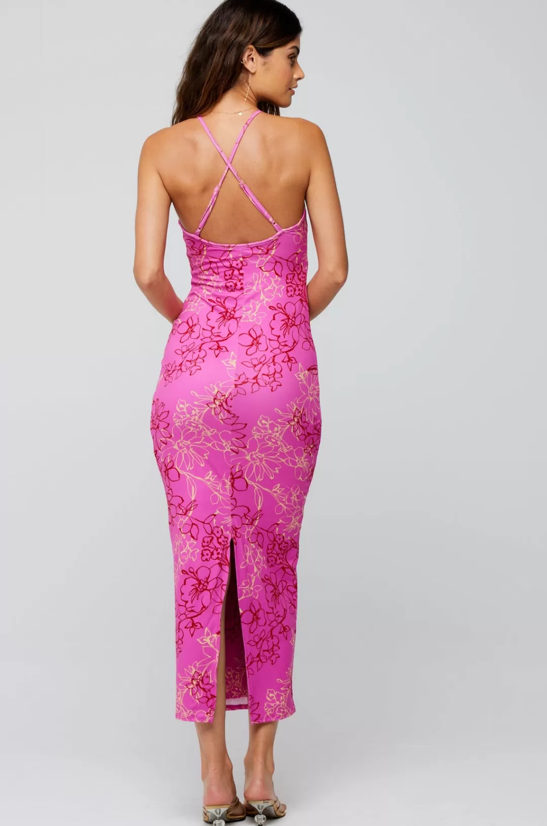 Resa Sophia Midi In Azalea Cheap