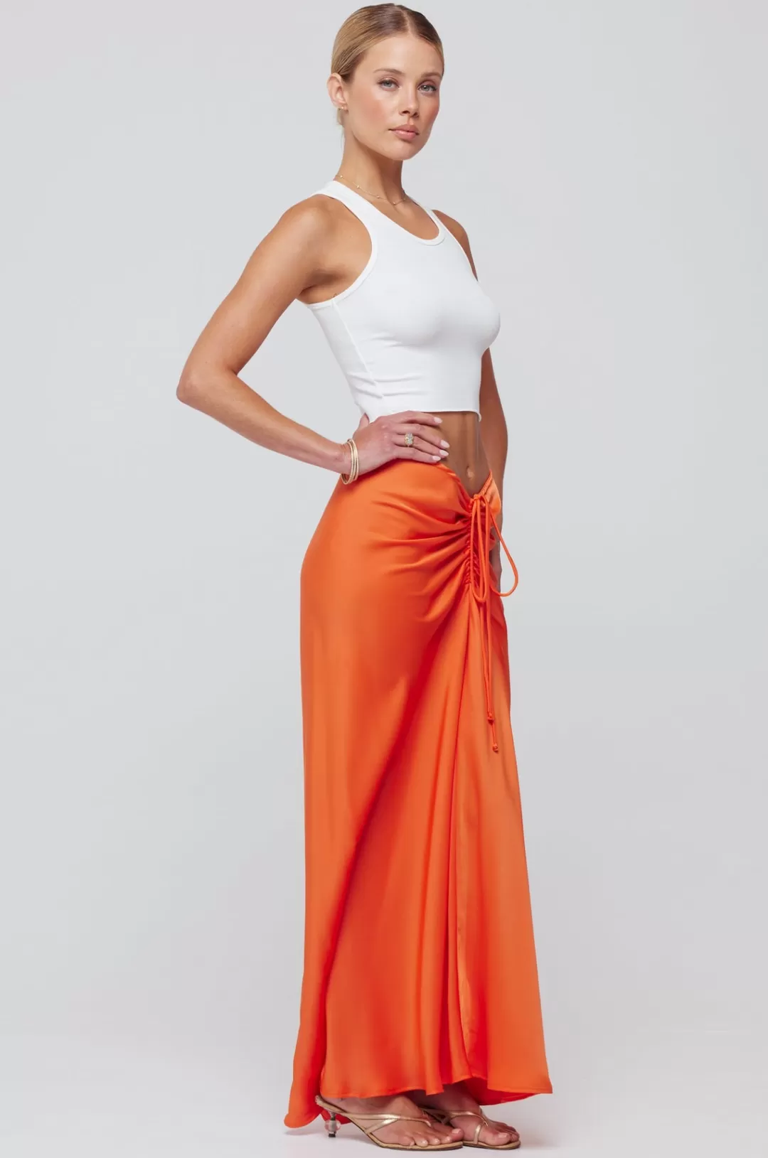 Resa Ziggy Skirt In Papaya Best